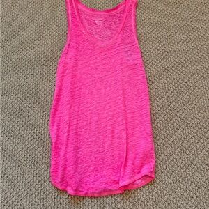 J. Crew Pink Sleeveless Relaxed Tank Top